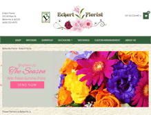 Tablet Screenshot of eckertflorist.com